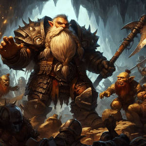 Dwarf and orcs