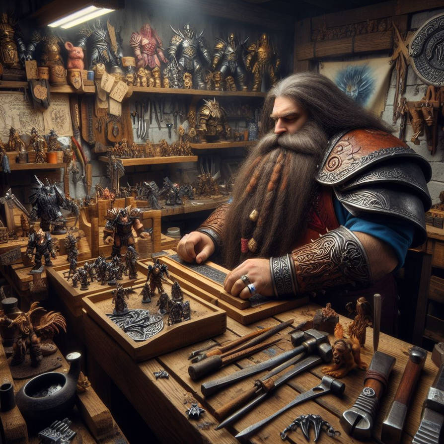 Master Dwarf Toymaker At Work By Eron01 On DeviantArt master-dwarf-toymaker-at-work-by-eron01-on-deviantart