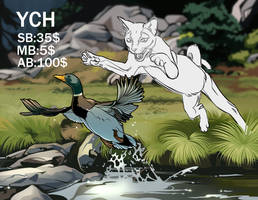[CLOSED] YCH auction | HUNT
