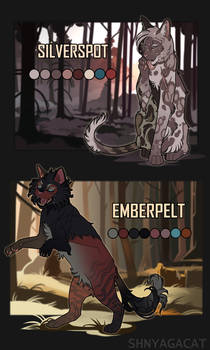 [CLOSE] Adoptable character  SILVERSPOT AND EMBERP