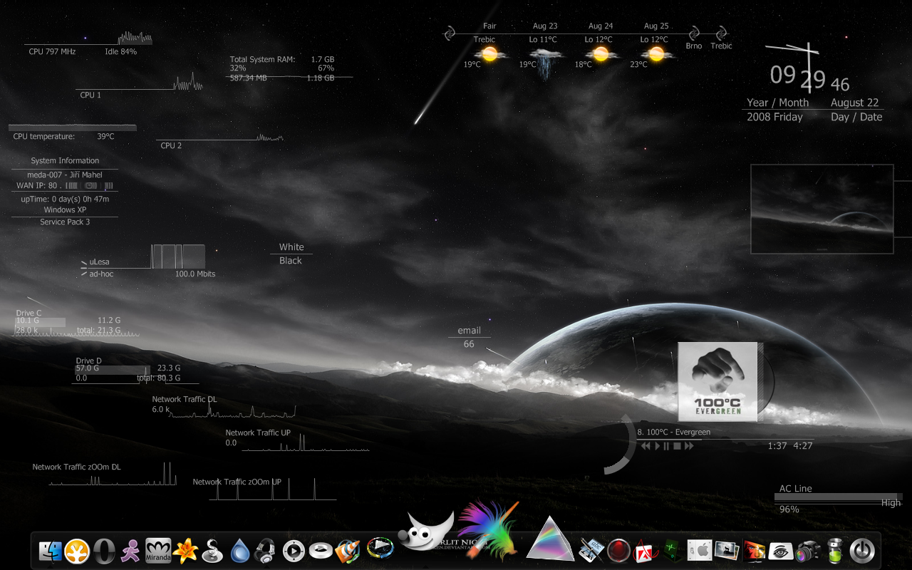 Love my desktop 9.. HUD.Vision