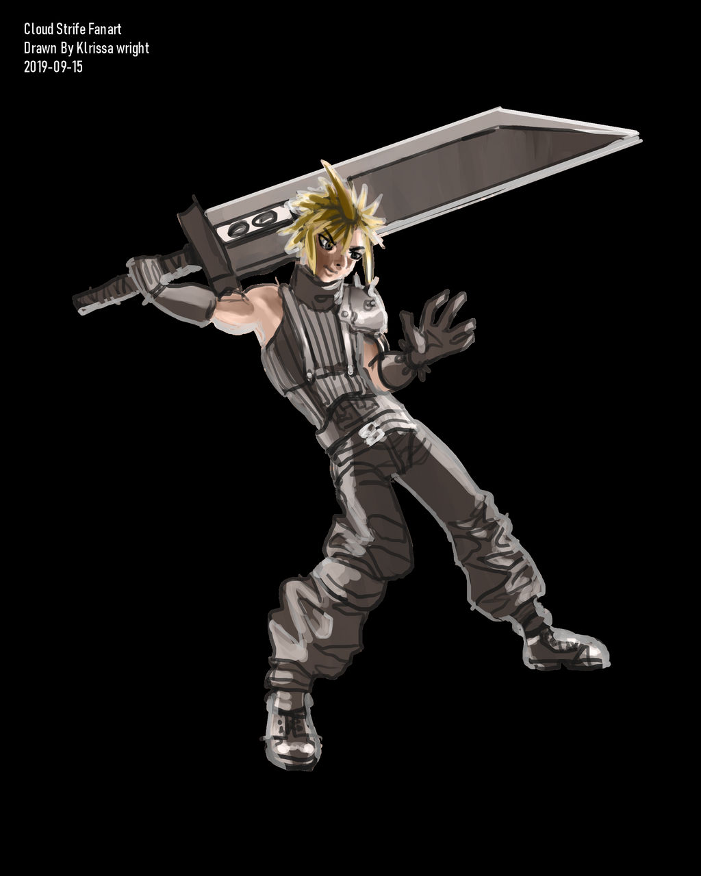 Cloud Strife Fanart by fromseatoshiningsea on DeviantArt