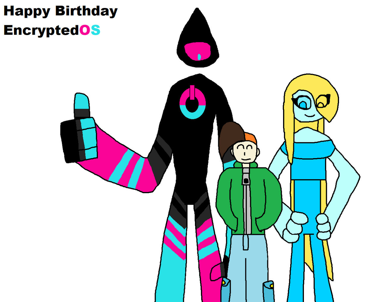 Happy Birthday EncryptedOS by DemonFunarel-joao on DeviantArt