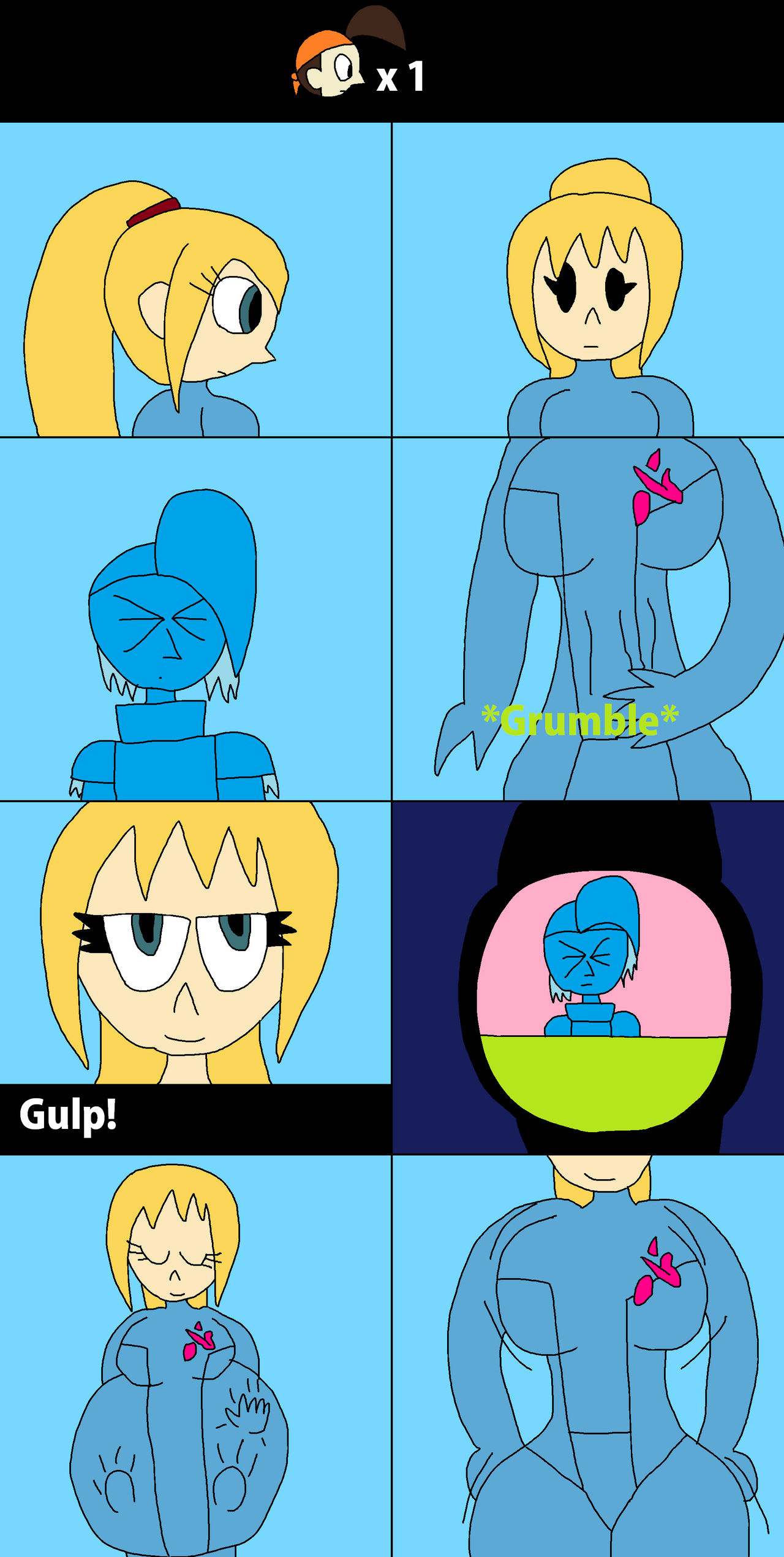 9 Life Vore Gamer Samus by DemonFunareljoao on DeviantArt