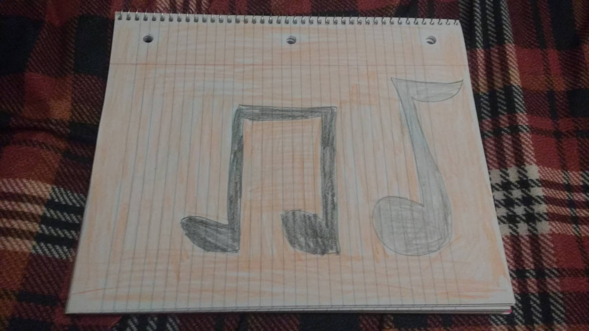 Two musical notes by mantisngo2468 on DeviantArt