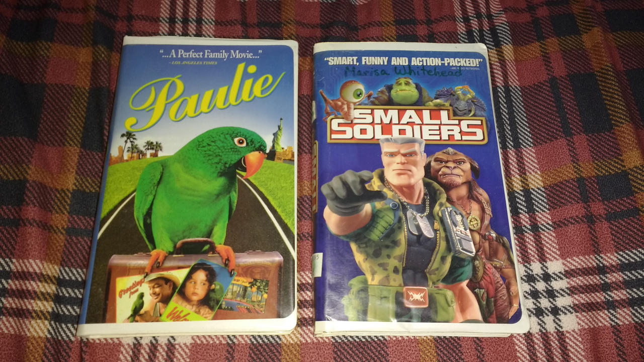Paulie and Small Soldiers VHS by mantisngo2468 on DeviantArt