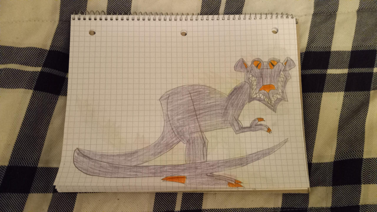 Purple Dogosaurus-Rex by mantisngo2468 on DeviantArt