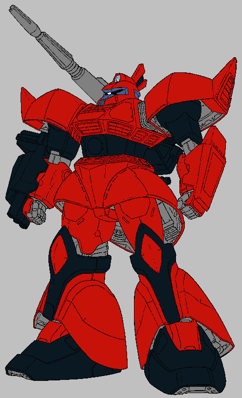 MS-14C Gelgoog Cannon (Johnny Ridden) by Dairugger on DeviantArt