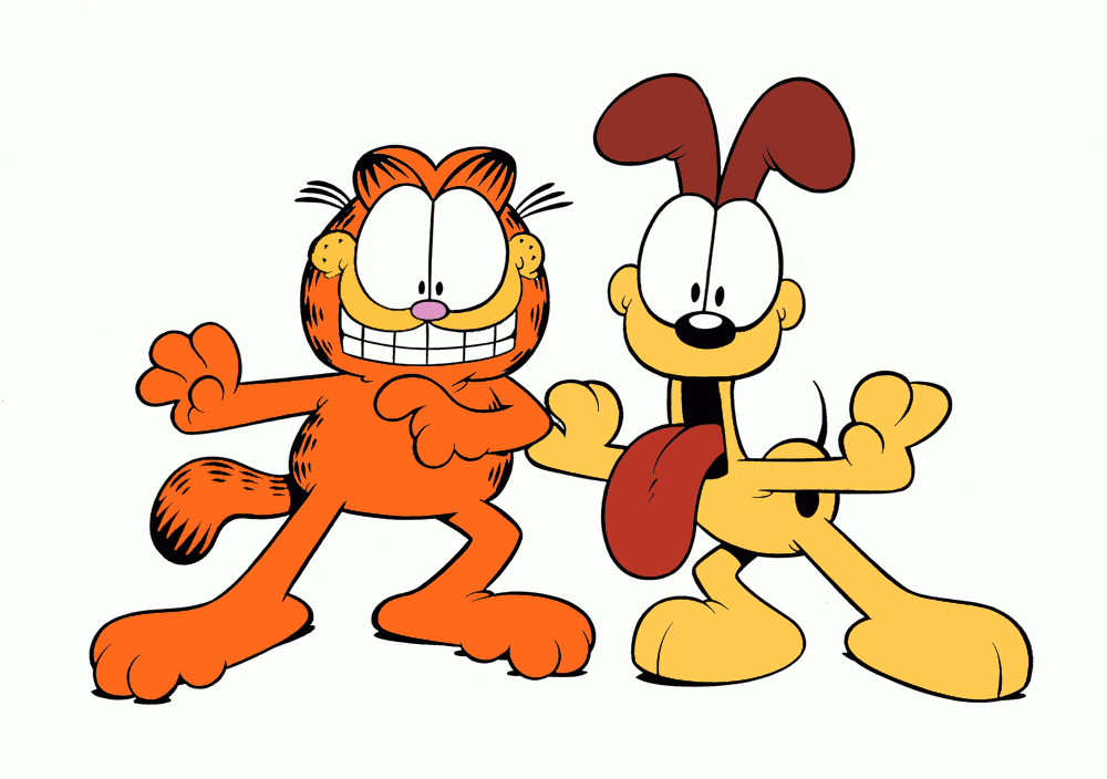 Garfield and Odie by Dairugger on DeviantArt