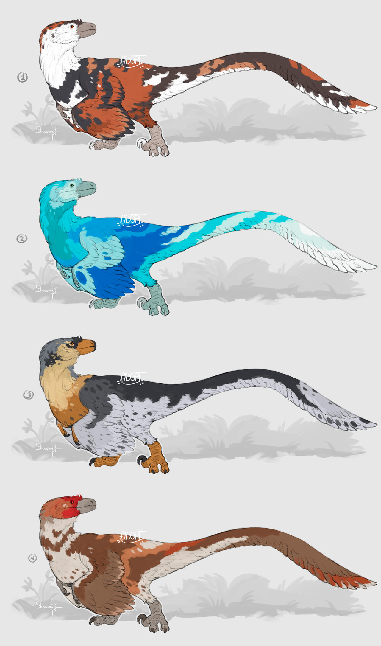 Dakota Rabbit Dakotaraptors | Adopts (Open) by SheruruWD on DeviantArt
