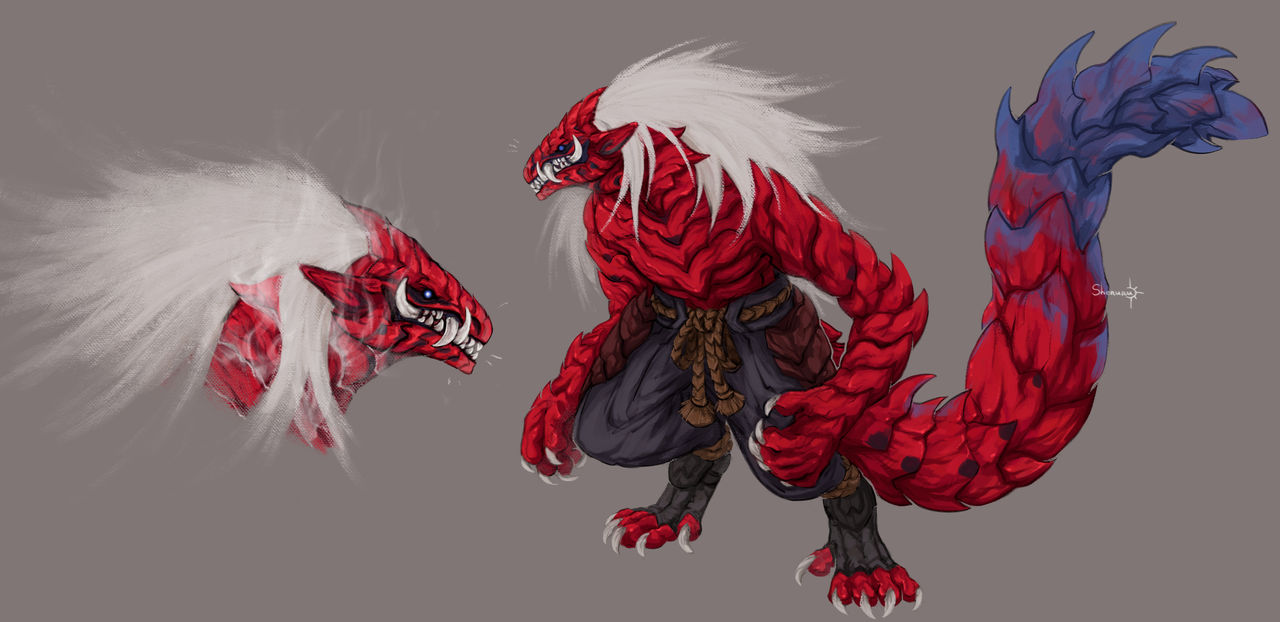 Odogaron Retsuko Odogaron | Fanart by SheruruWD on DeviantArt