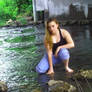 In creek once again: Amber