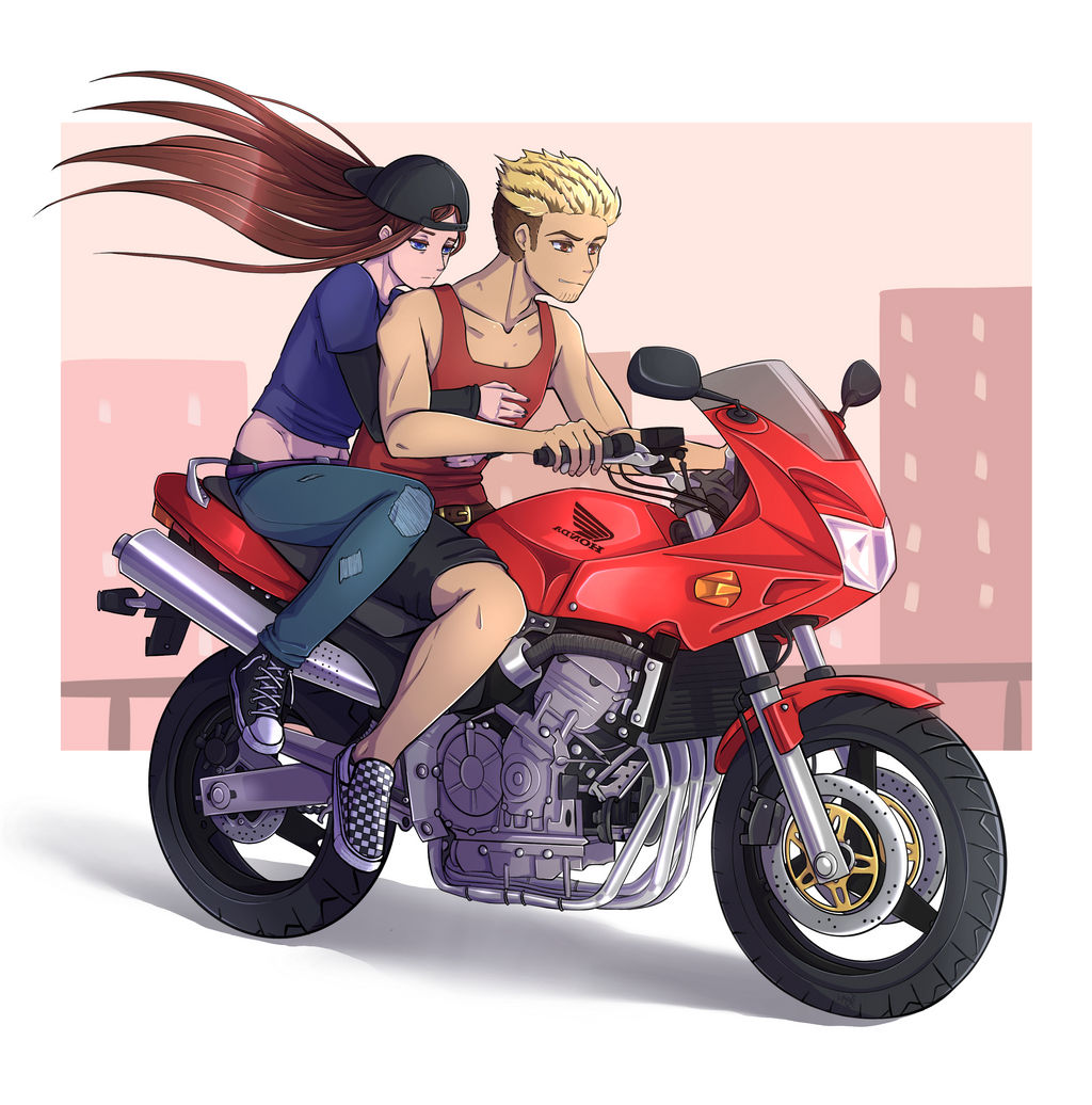 Deviantart Riding Motorcycle Red motorcycle by AlbinoNightmare on DeviantArt