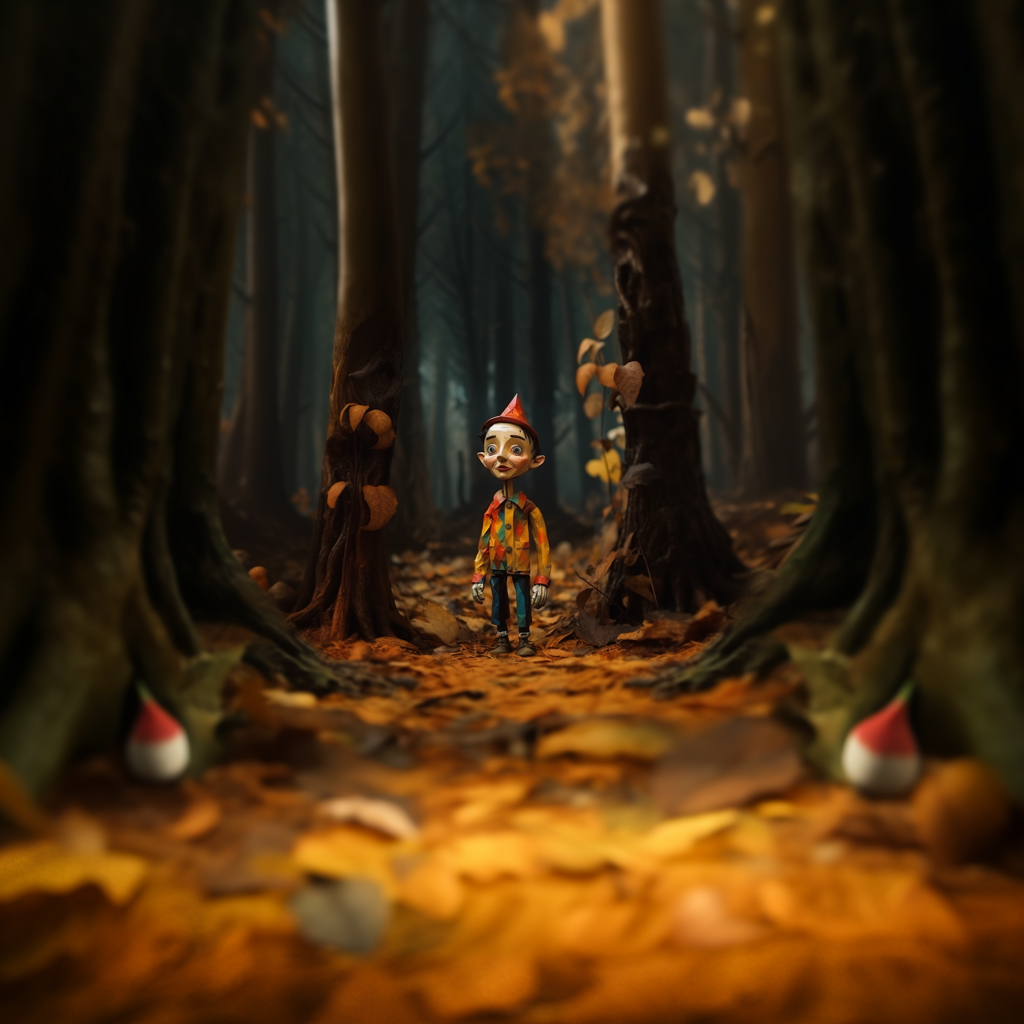 Forrest Pinocchio Pinocchio's Solitude Amidst the Enchanted Forest by emiryakamoz on ...