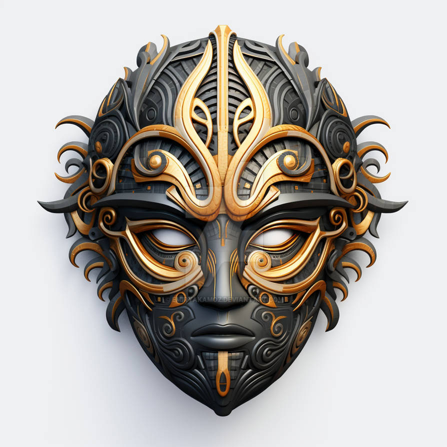 Divine Veil: Unveiling the Mask of the Deity by emiryakamoz on DeviantArt