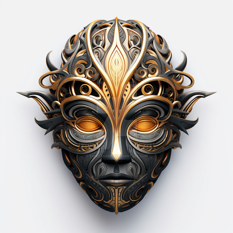 Divine Veil: Unveiling the Mask of the Deity v2 by emiryakamoz on ...