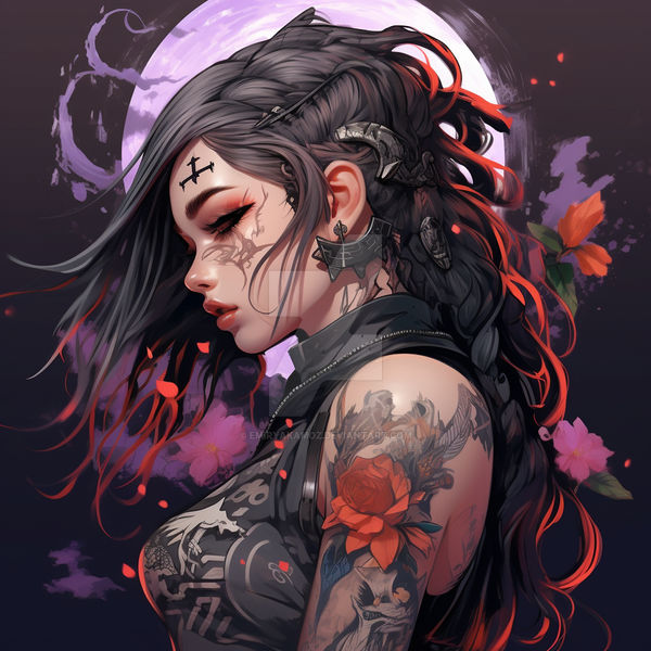 Anime Girl Tattoo By Emiryakamoz On DeviantArt anime-girl-tattoo-by-emiryakamoz-on-deviantart