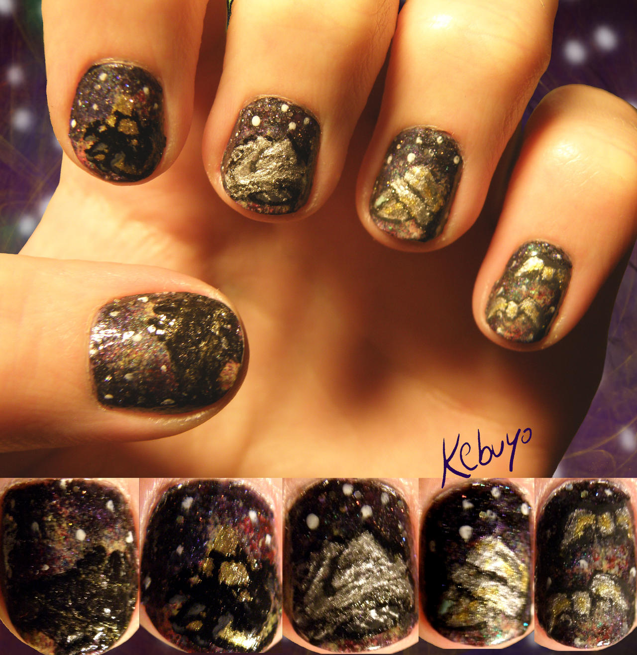 Stargate Nail Art: Goa'uld Fleet