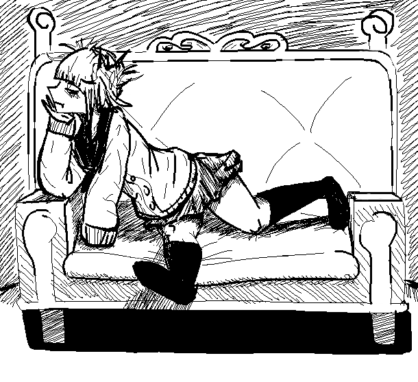 Toga Himiko On A Throne