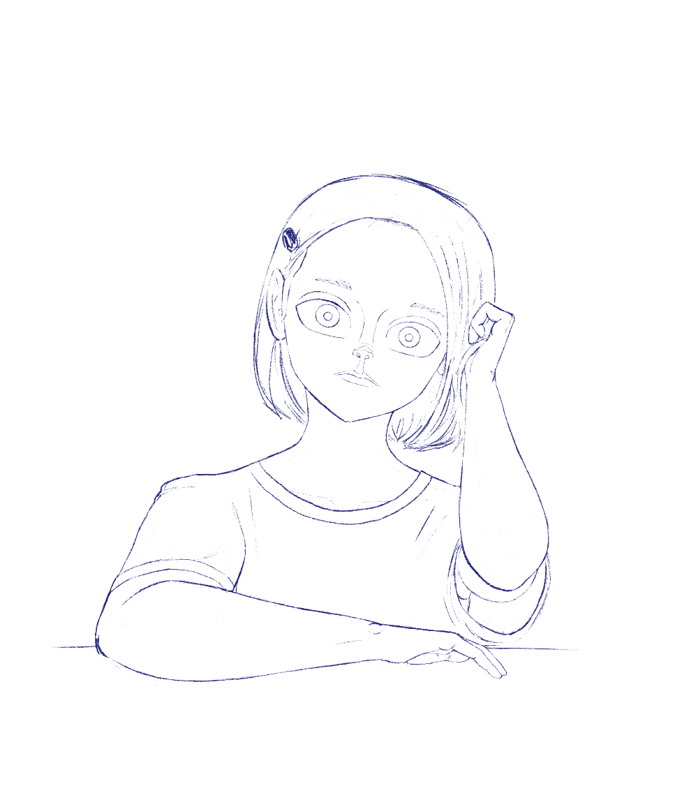 Aria Portrait Sketch