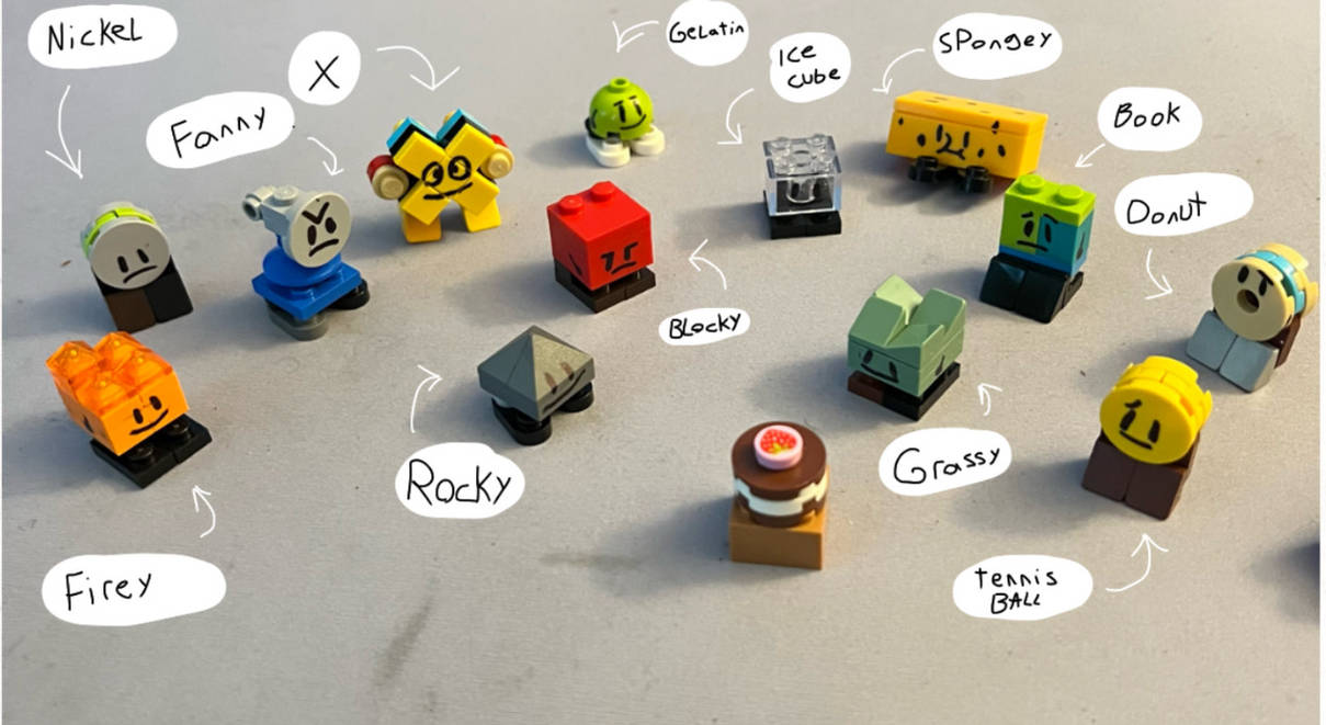 Bfdi Ruler Set I made BFDI in Lego! by CrackedScrambledEggs on DeviantArt