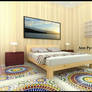 interior design 3d bed room
