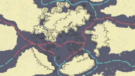 Fantasy Map In Progress