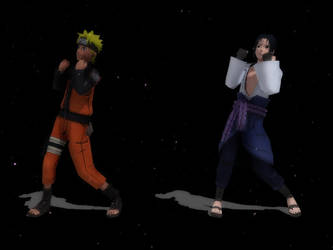 {MMD} Naruto and Sasuke