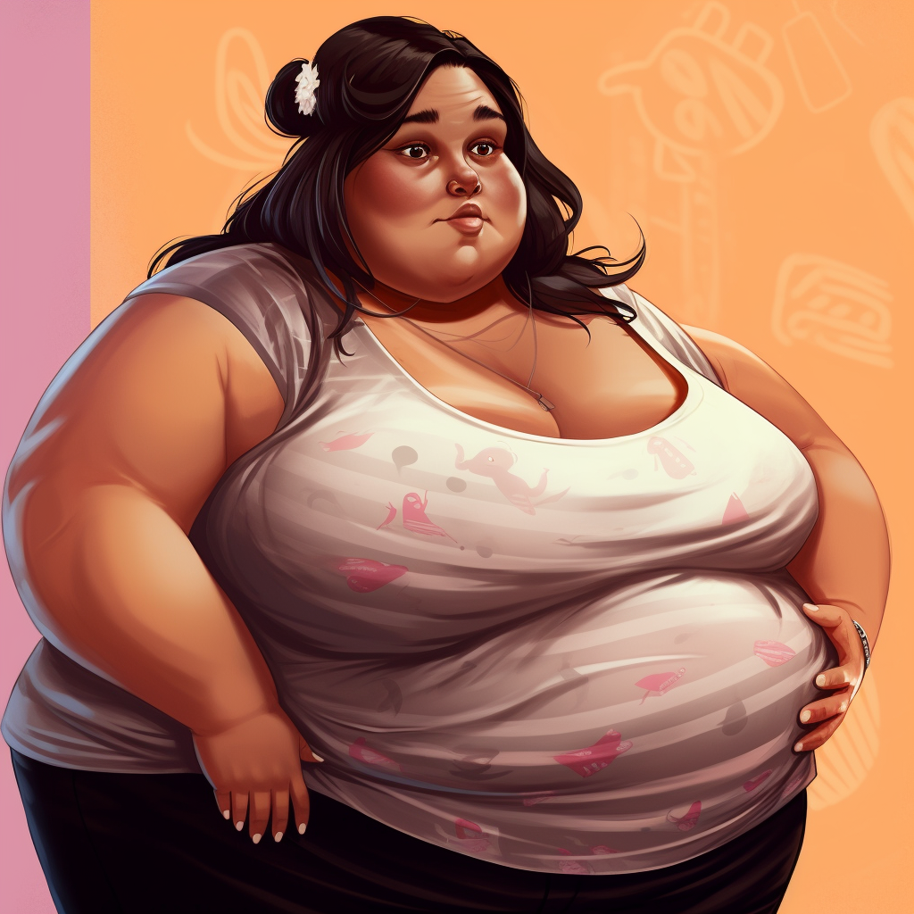 Obese Lady Deviantart Obese Anime Girl by TBHNATION on DeviantArt