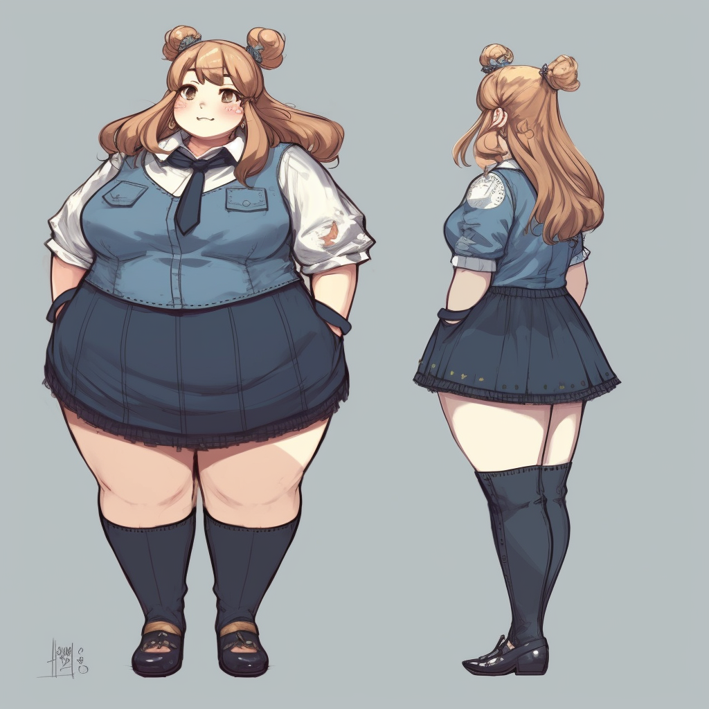 Cute Obese Anime Girl By TBHNATION On DeviantArt cute-obese-anime-girl-by-tbhnation-on-deviantart