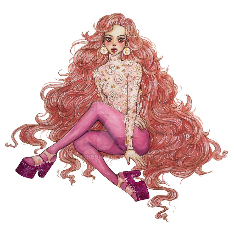 Pink Lady Deviantart Pink Lady by MonbuMai on DeviantArt