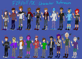 Completed Falling to Rise characters