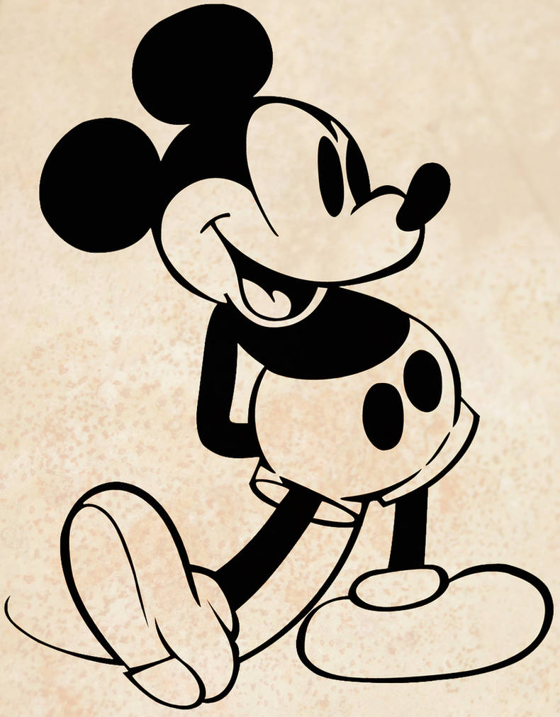 Mickey Mouse old look by d-russo