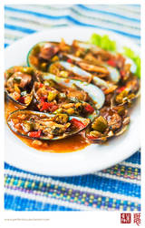 Mussles in Padang Sauce