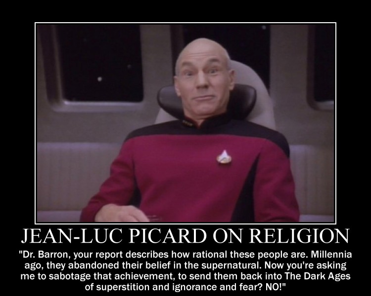 Jean Luc Picard On Religion By Fiskefyren On Deviantart