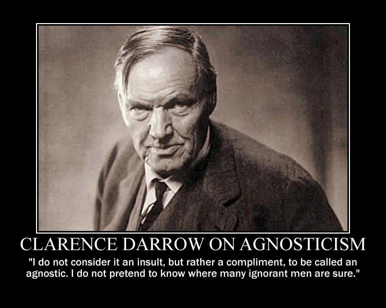 Clarence Darrow on Agnosticism