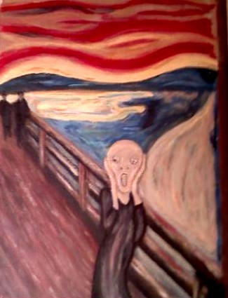The Scream Rendition The Scream Replica by Ausumn on DeviantArt