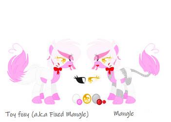 FNAF 2 mangle ref