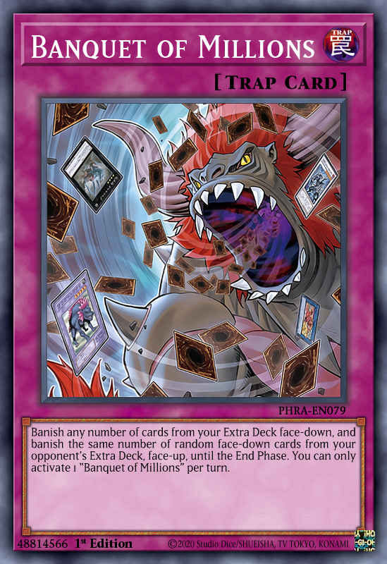 yugioh eater of millions deck - RATE-EN032 - Common This card cannot be Tributed Banquet of Millions by Masaki2709