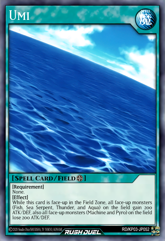umi yugioh card Legendary Ocean Player Ranks Every What will happen if you