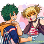 Commission - Toga and Izuku