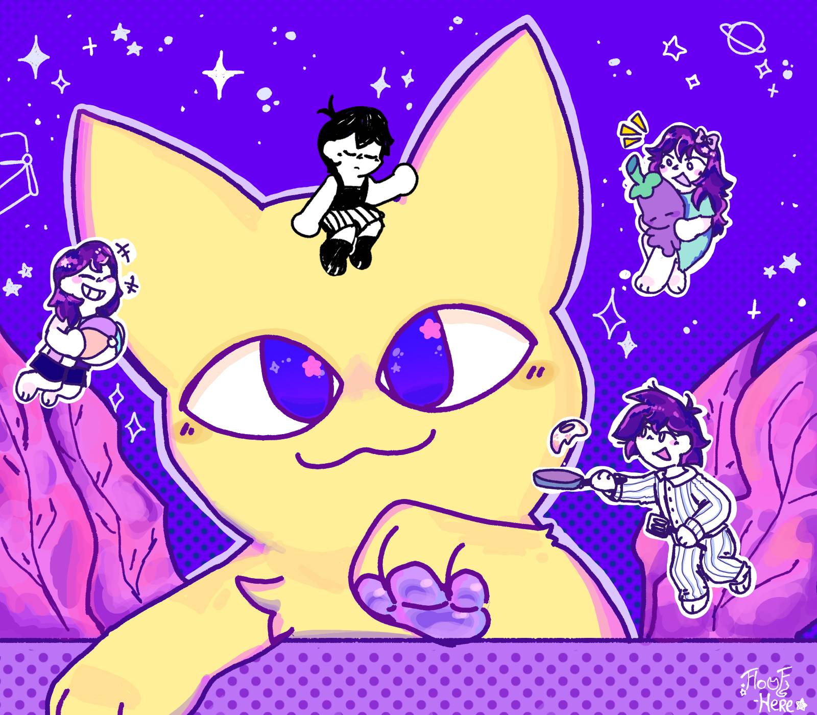 Omori Meow Cat 