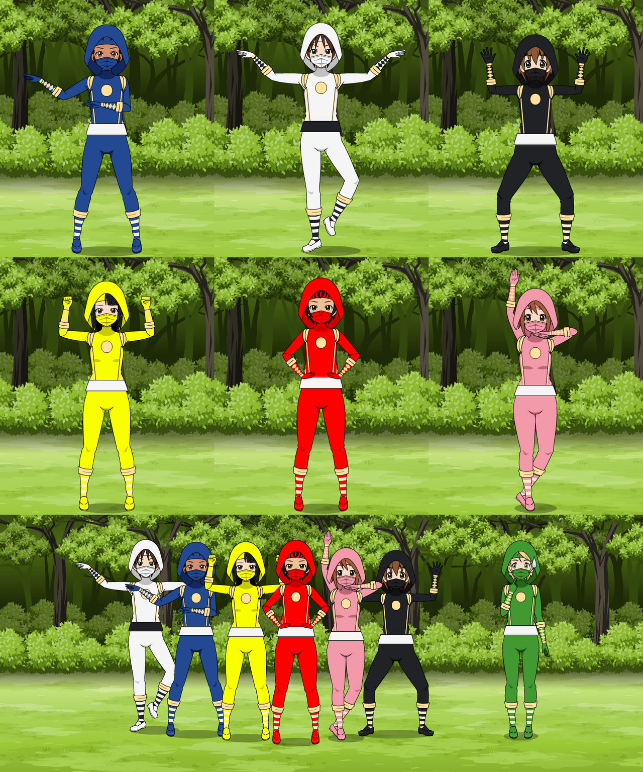 Dnd Ninja Ranger Ninja Rangers (Fictional) by NightmareMissy on DeviantArt
