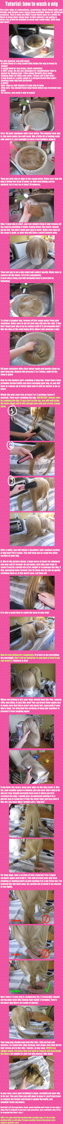 Tutorial: How to wash a wig