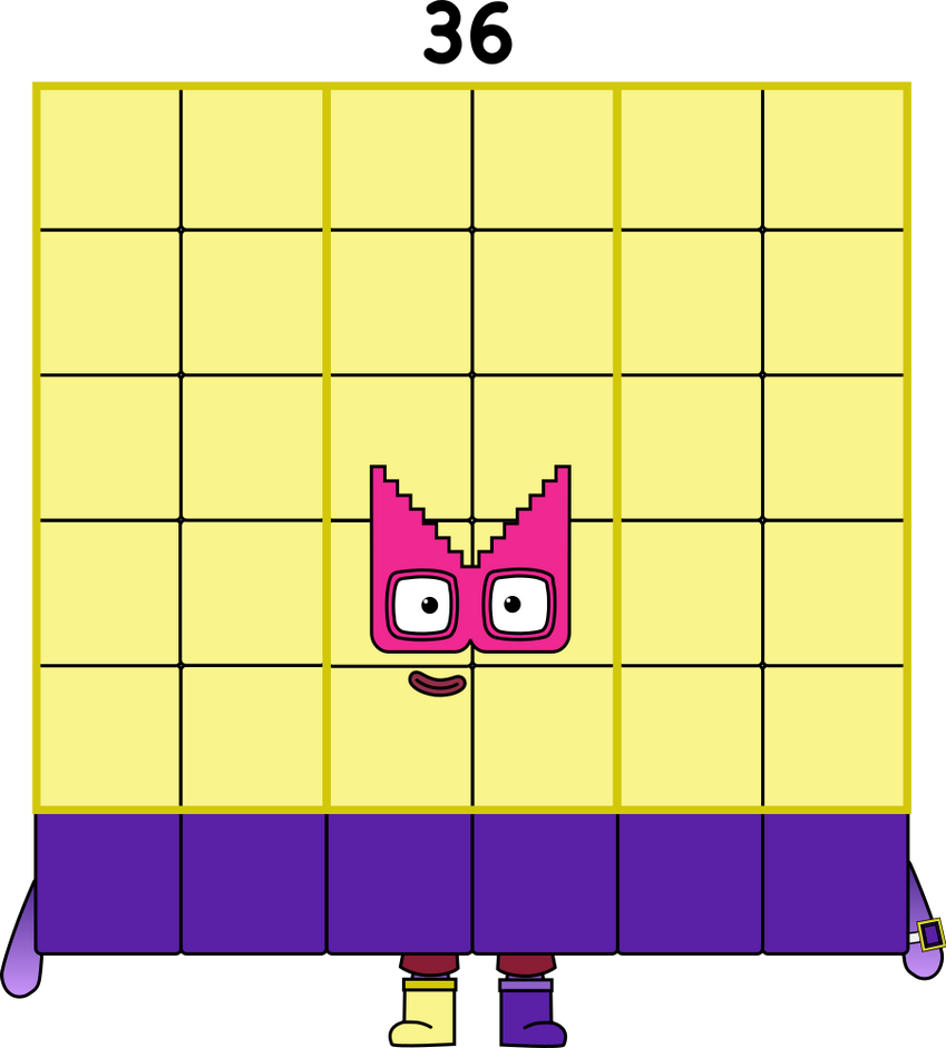 Numberblocks Thirty-Six by lineaunionlancaster on DeviantArt