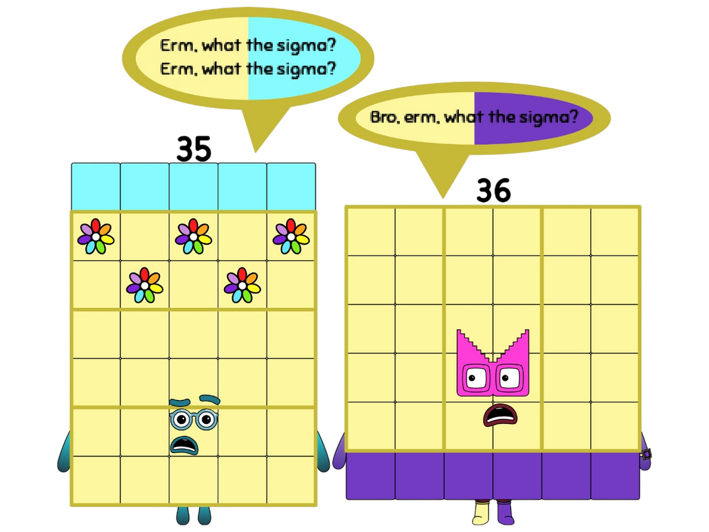 Numberblock 35 And 36 By Lineaunionlancaster On DeviantArt numberblock-35-and-36-by-lineaunionlancaster-on-deviantart