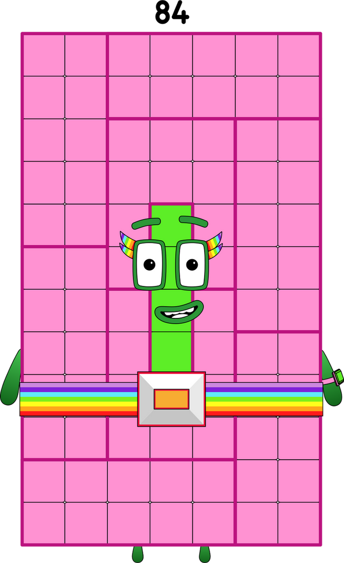 Character Code 84 Numberblock 84 by lineaunionlancaster on DeviantArt