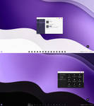 Purple Hillz by niivu