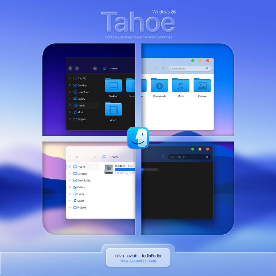 Windows 26 Make Windows Look Like macOS 26 Tahoe by fediaFedia on DeviantArt
