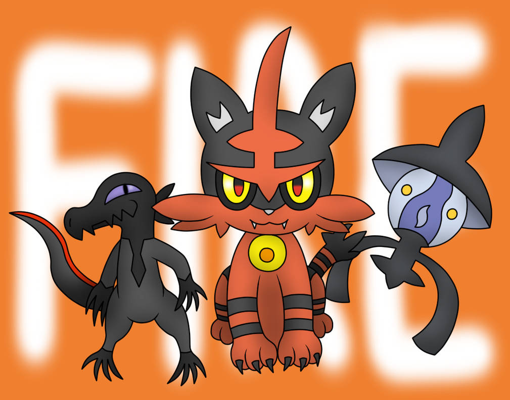 Custom Fire Pokemon Some Fire Type Pokemon I haven't drawn before by Hebi95 on DeviantArt